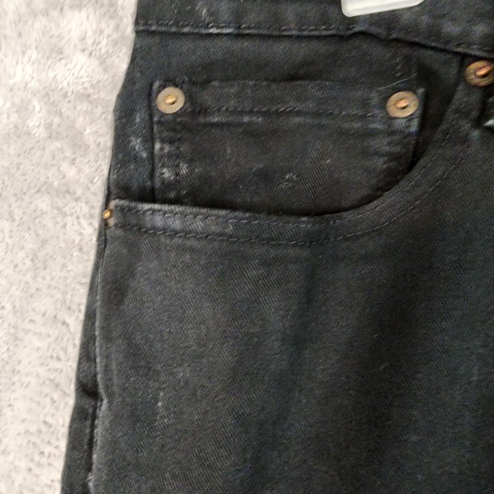 Levis 541 Athletic Taper Jeans Mens 38x30 Black Denim Stretch Casual Outdoor - Picture 9 of 16